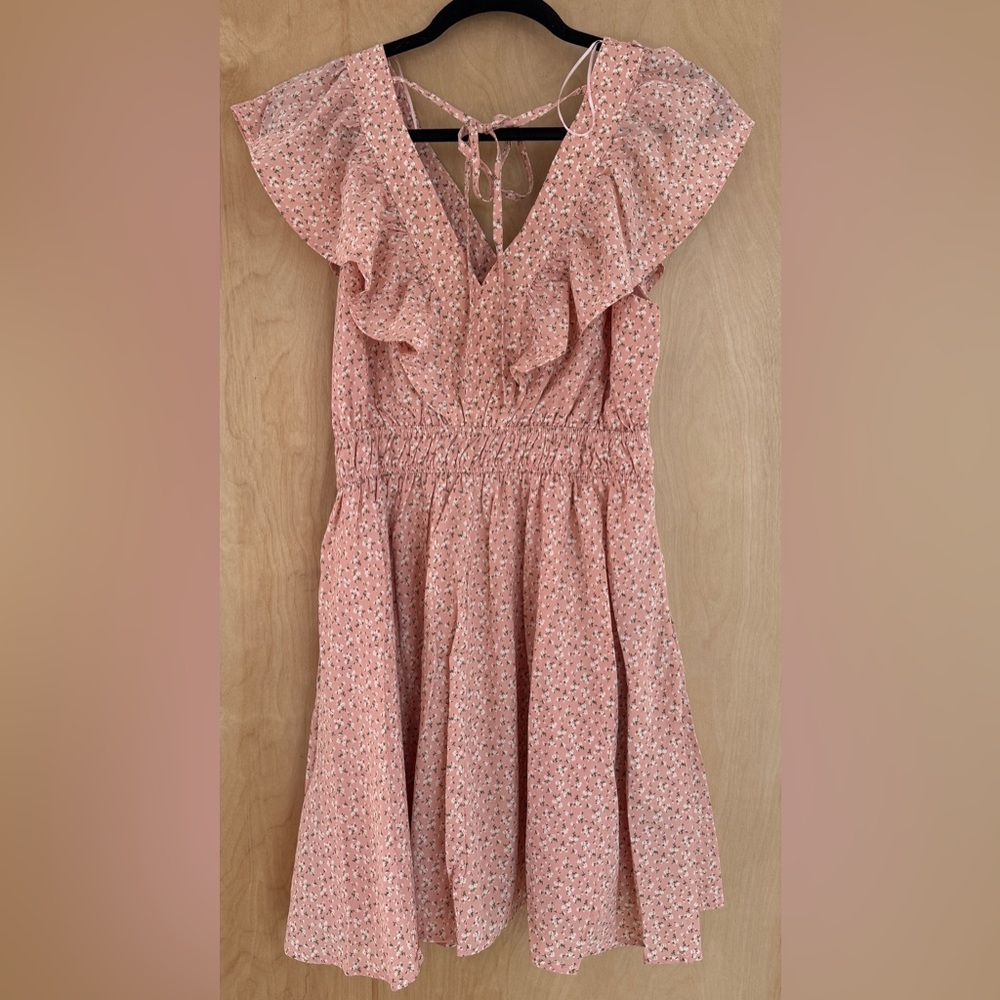 Heyson Pink Floral Dress: Small - Picture 5 of 13